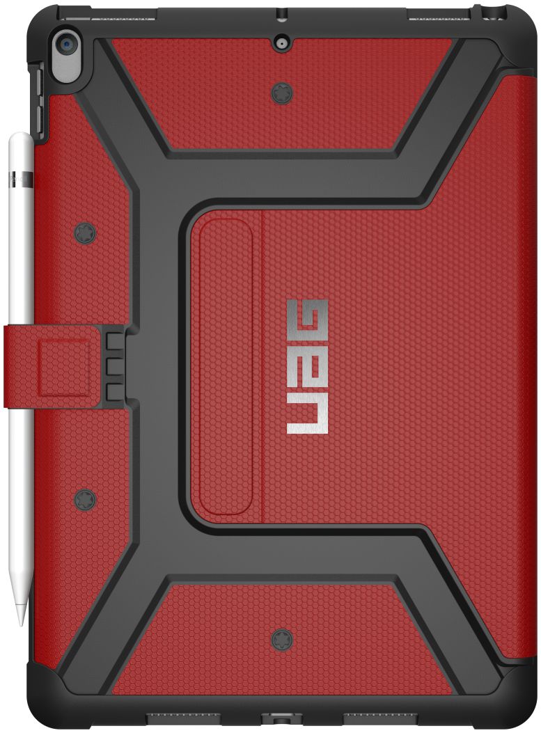 Urban Armor Gear Metropolis iPad Air 2019 / Pro 10.5 2017 Hoes Rood afbeelding 2