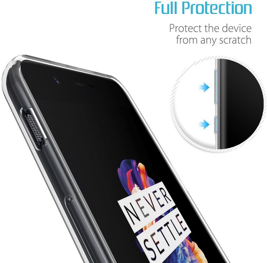 OnePlus 5 Transparant Hoesje afbeelding 2