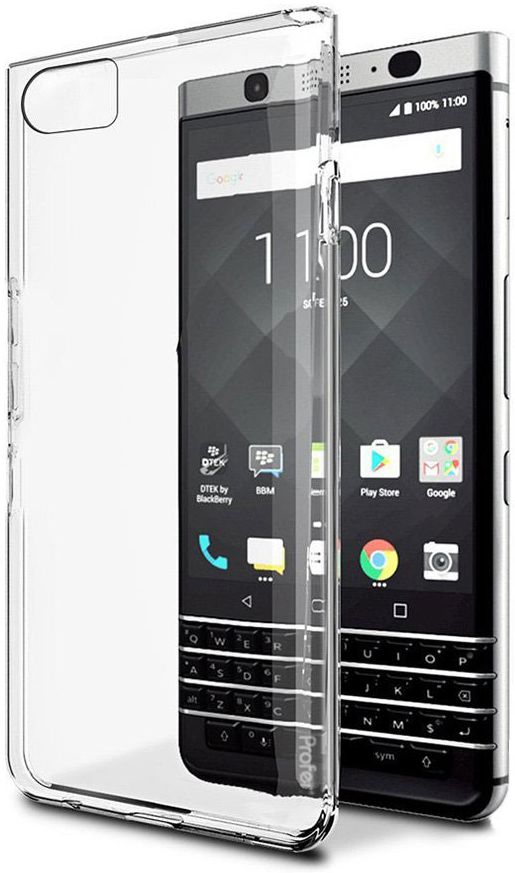 IMAK Crystal II Series BlackBerry KEYone Hoesje Plastic Transparant afbeelding 1