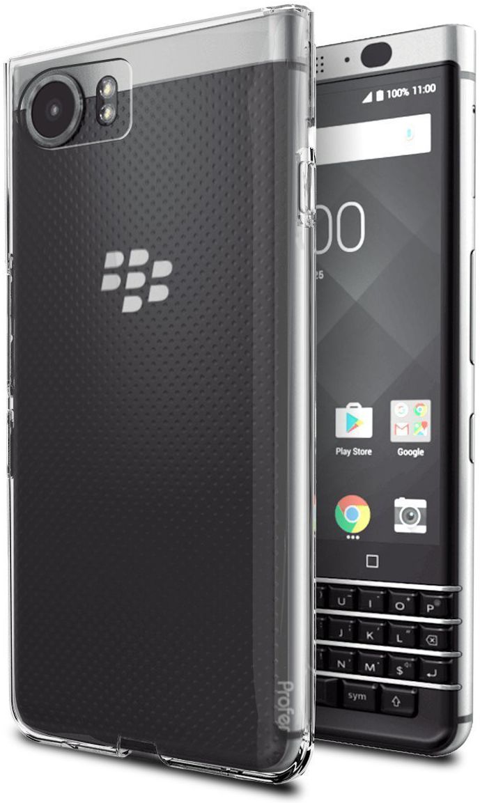 IMAK Crystal II Series BlackBerry KEYone Hoesje Plastic Transparant afbeelding 2