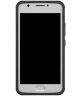 Robuuste Hybride Hoesje Motorola Moto E4 Zwart