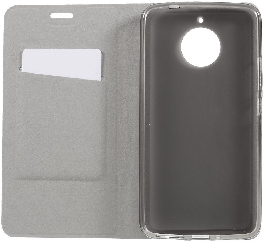 Motorola Moto E4 Plus Linnen Portemonnee Hoesje Blauw afbeelding 5