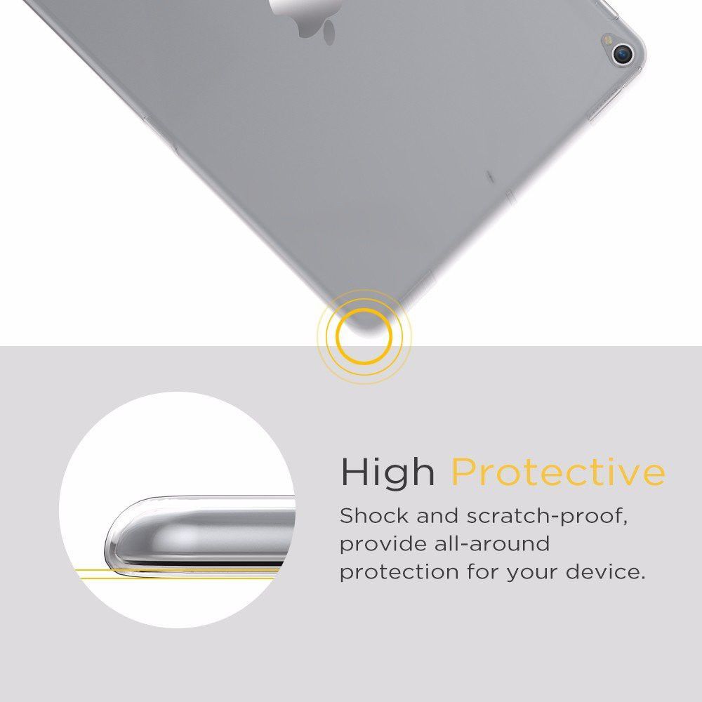 Apple iPad Air 2019 / iPad Pro 10.5 (2017) Transparante TPU Hoes afbeelding 8