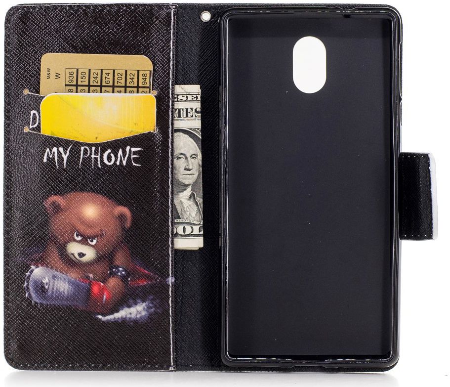 Nokia 3 Portemonnee Hoesje Print Teddy afbeelding 8