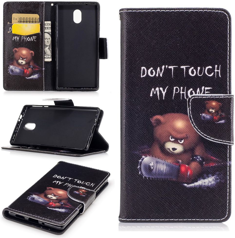 Nokia 3 Portemonnee Hoesje Print Teddy afbeelding 9