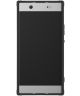 Robuust Hybride Sony Xperia XA1 Ultra Hoesje Zwart