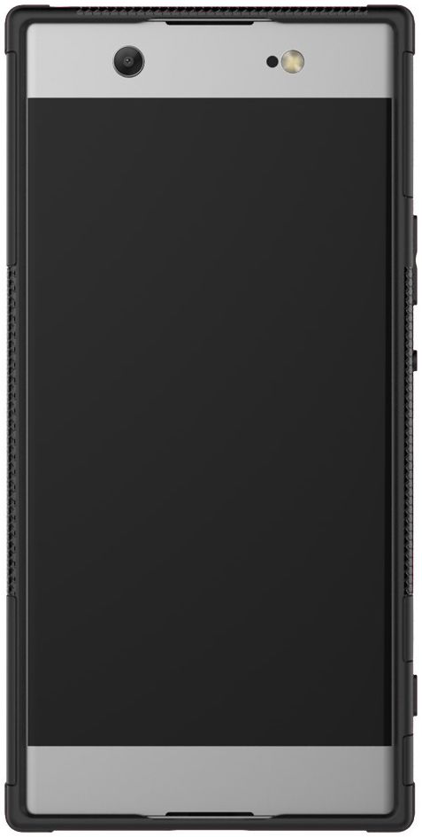 Robuust Hybride Sony Xperia XA1 Ultra Hoesje Zwart afbeelding 4
