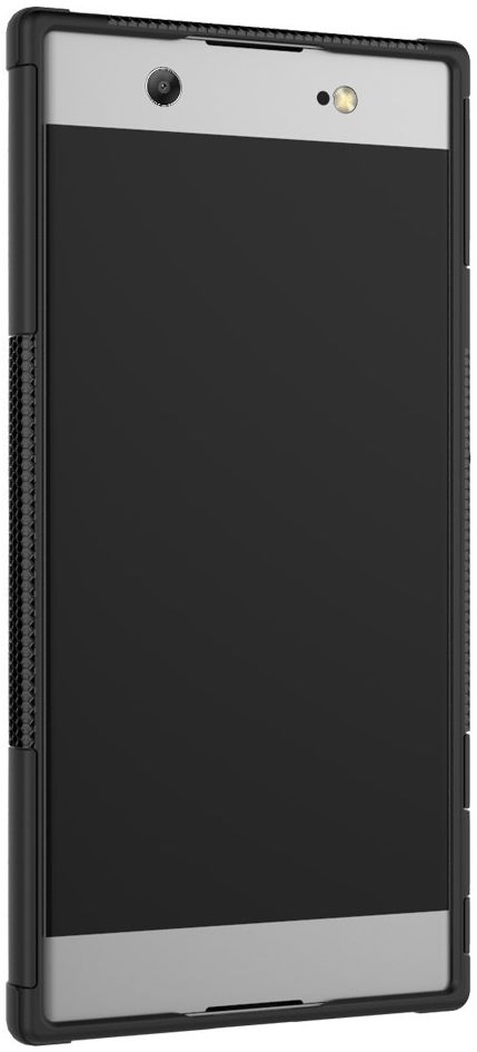 Robuust Hybride Sony Xperia XA1 Ultra Hoesje Zwart afbeelding 7