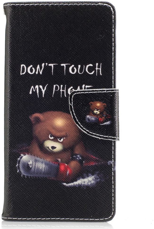 Sony Xperia XA1 Portemonnee Hoesje met Print Teddy afbeelding 1