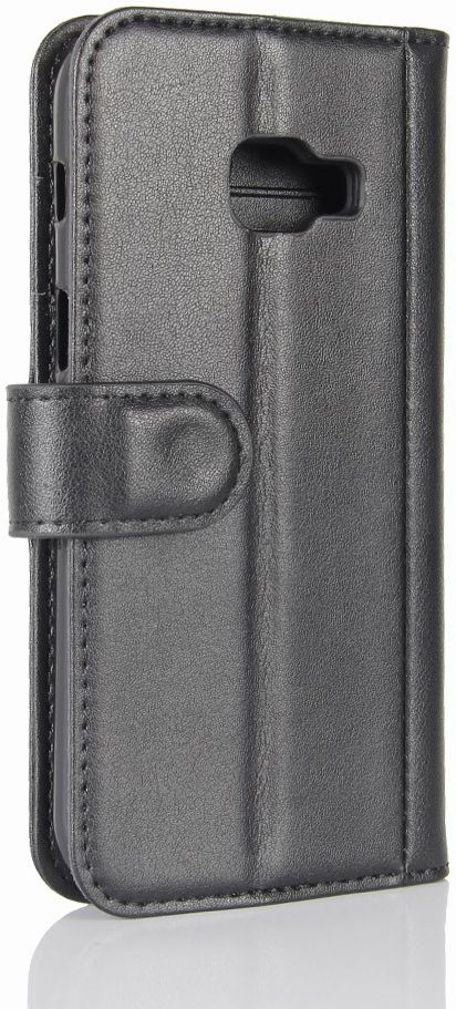 Echt Leren Samsung Galaxy A5 (2017) Portemonnee Hoesje Zwart afbeelding 8