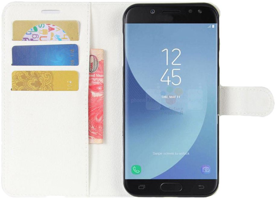 Samsung Galaxy J5 (2017) Portemonnee Hoesje met Standaard Wit afbeelding 1