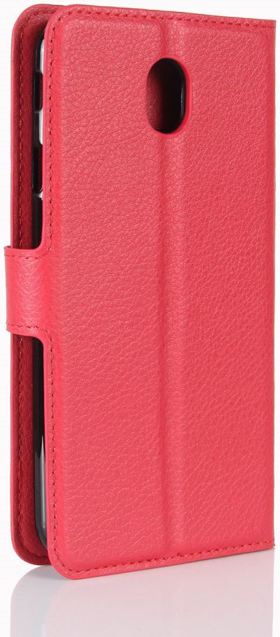 Samsung Galaxy J5 (2017) Portemonnee Hoesje met Standaard Rood afbeelding 4