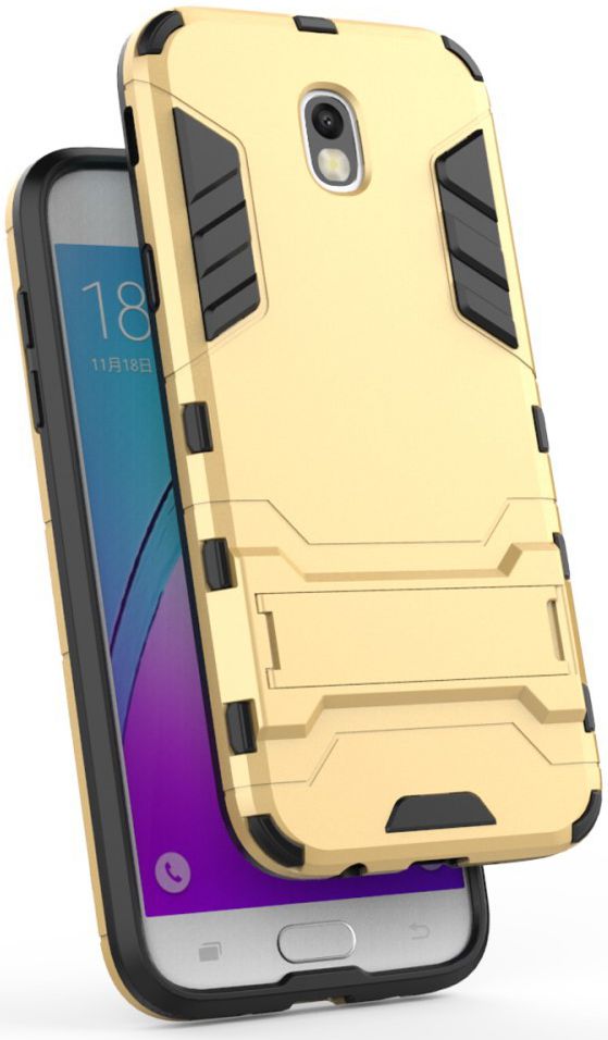 Samsung Galaxy J5 (2017) Hybride Hoesje Gold afbeelding 5