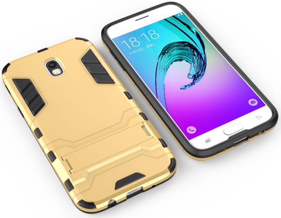 Samsung Galaxy J5 (2017) Hybride Hoesje Gold afbeelding 6
