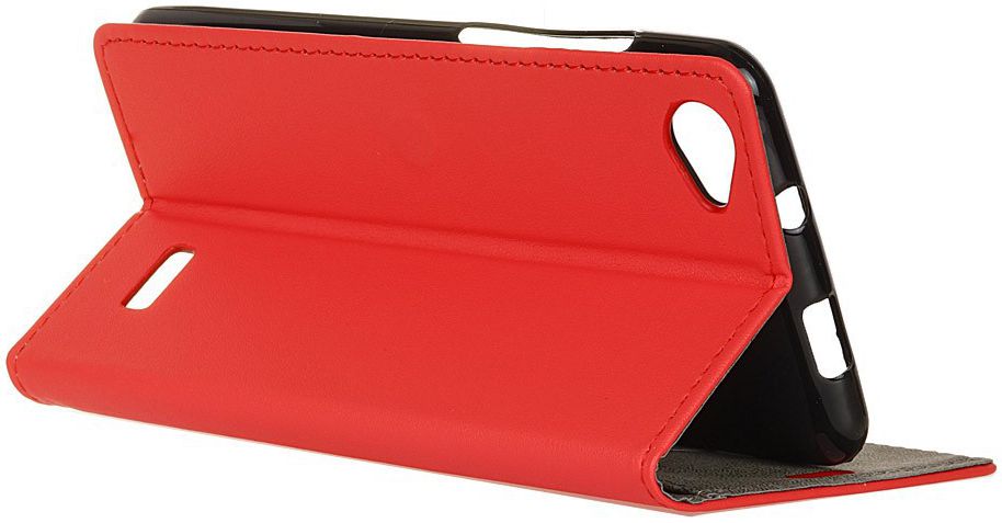 Acer Liquid Z6E Portemonnee Hoesje Rood afbeelding 4