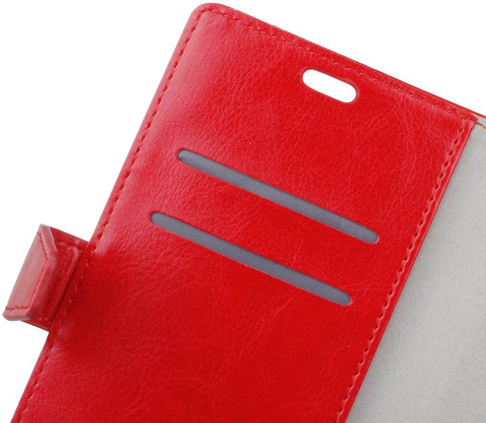 Vodafone Smart Platinum 7 Portemonnee Hoesje Rood afbeelding 6