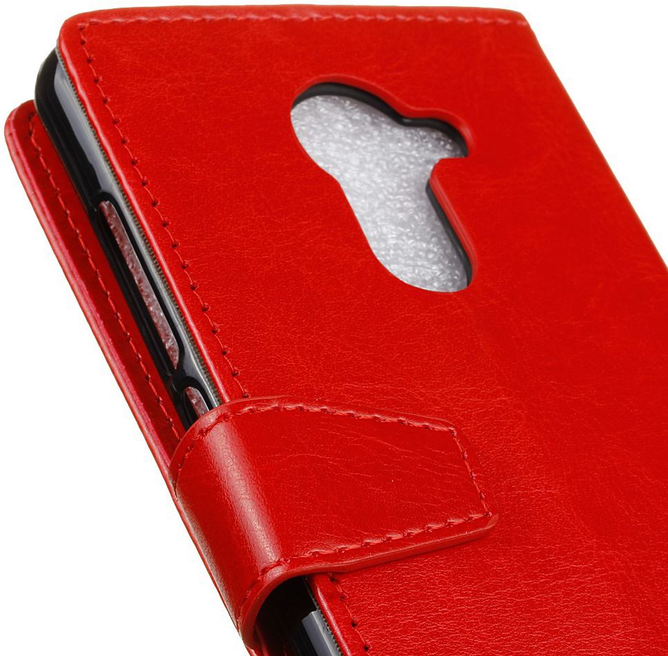Vodafone Smart Platinum 7 Portemonnee Hoesje Rood afbeelding 7