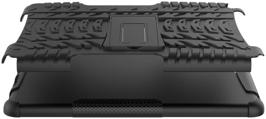 Apple iPad 9.7 2017 Tyre Pattern Hybrid Case Zwart afbeelding 8