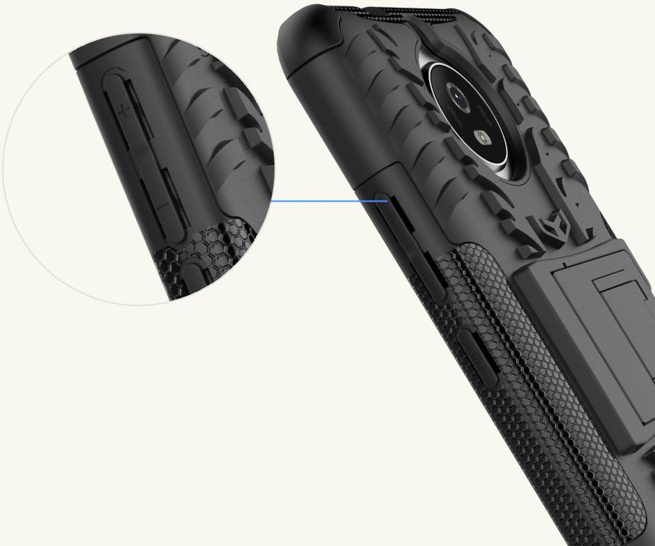 Hybride Motorola Moto G5S Back Cover Zwart afbeelding 10