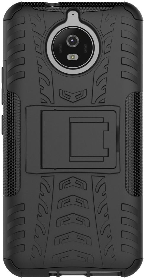 Hybride Motorola Moto G5S Back Cover Zwart afbeelding 4