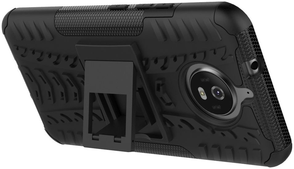 Hybride Motorola Moto G5S Back Cover Zwart afbeelding 6