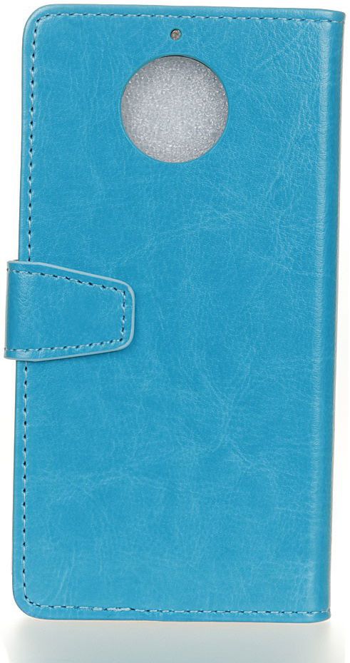 Motorola Moto G5S Portemonnee Hoesje Blauw afbeelding 2