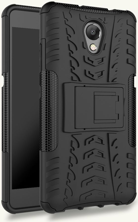 Lenovo P2 Hybride Kickstand Hoesje Zwart afbeelding 11