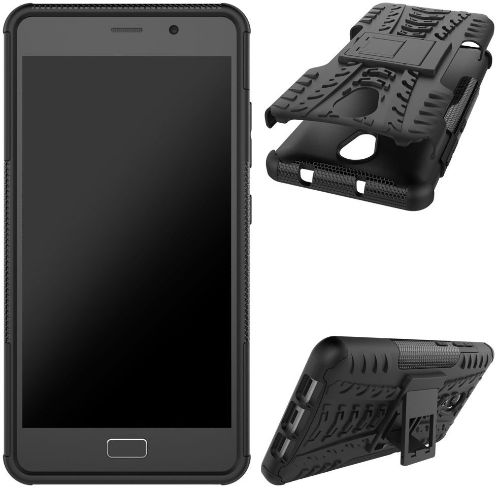 Lenovo P2 Hybride Kickstand Hoesje Zwart afbeelding 5