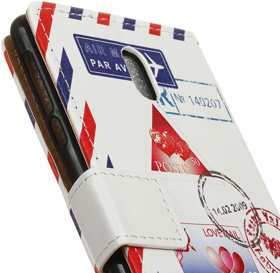 Samsung Galaxy J3 (2017) Print Portemonnee Hoesje Love Mail afbeelding 4