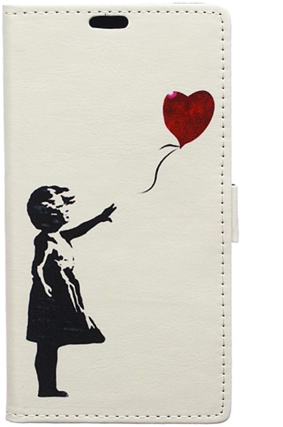 Samsung Galaxy J5 (2017) Portemonnee Print Hoesje Heart Balloon afbeelding 1