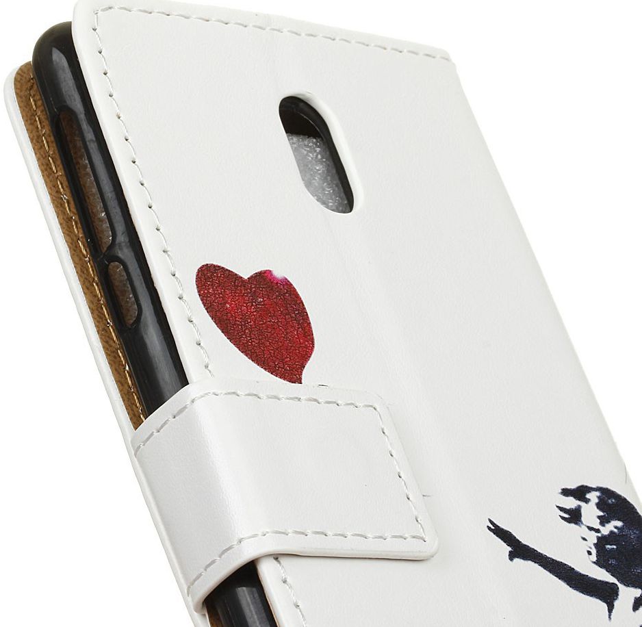 Samsung Galaxy J5 (2017) Portemonnee Print Hoesje Heart Balloon afbeelding 4