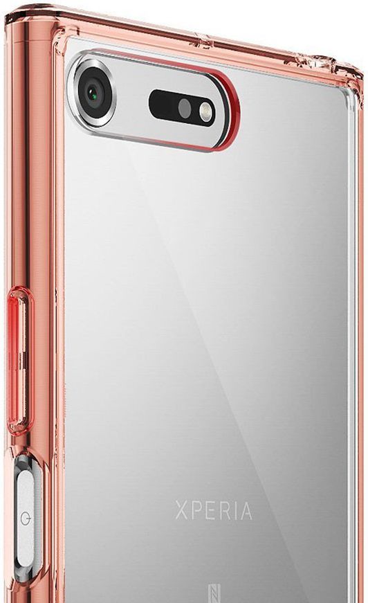 Ringke Fusion Sony Xperia XZ Premium Hoesje Rose Gold afbeelding 2