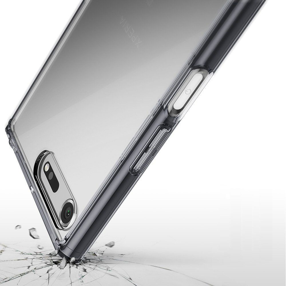 Ringke Fusion Sony Xperia XZ Premium Hoesje Smoke Black afbeelding 8