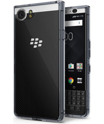 Ringke Fusion BlackBerry Keyone Hoesje Doorzichtig Zwart Hoesjes