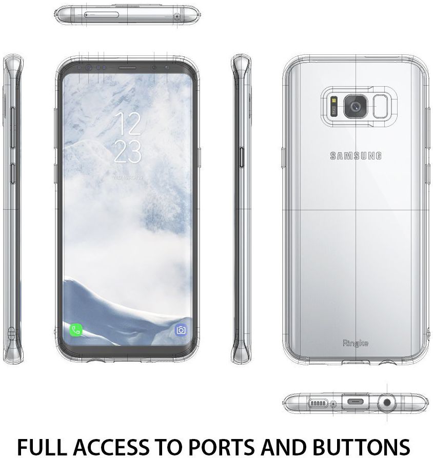 Ringke Air Samsung Galaxy S8 Hoesje Aqua Blue afbeelding 6