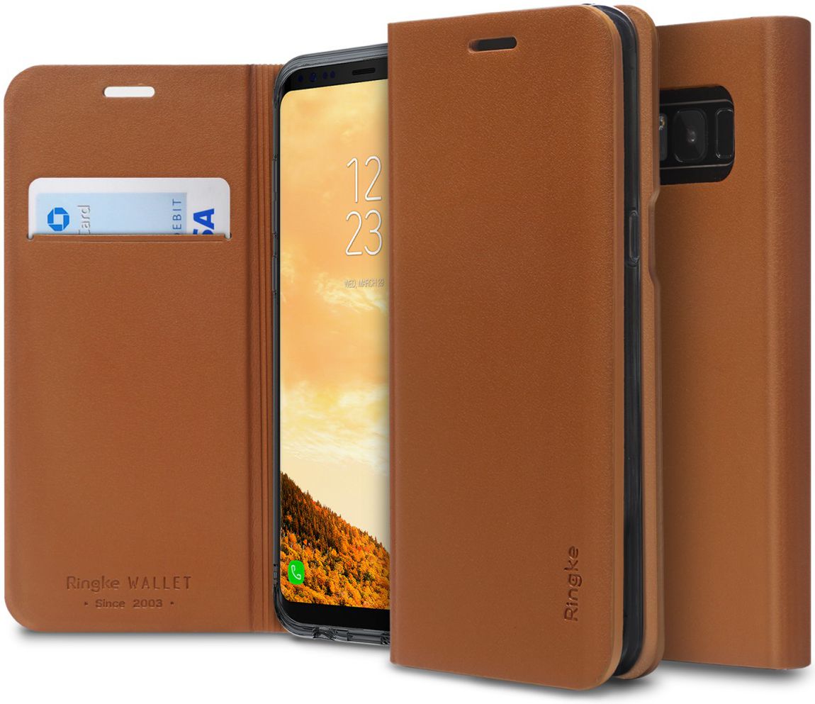 Ringke Wallet Fit Samsung Galaxy S8 Plus Bruin afbeelding 2
