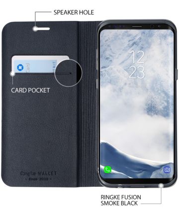 Ringke Wallet Fit Samsung Galaxy S8 Plus Zwart Hoesjes