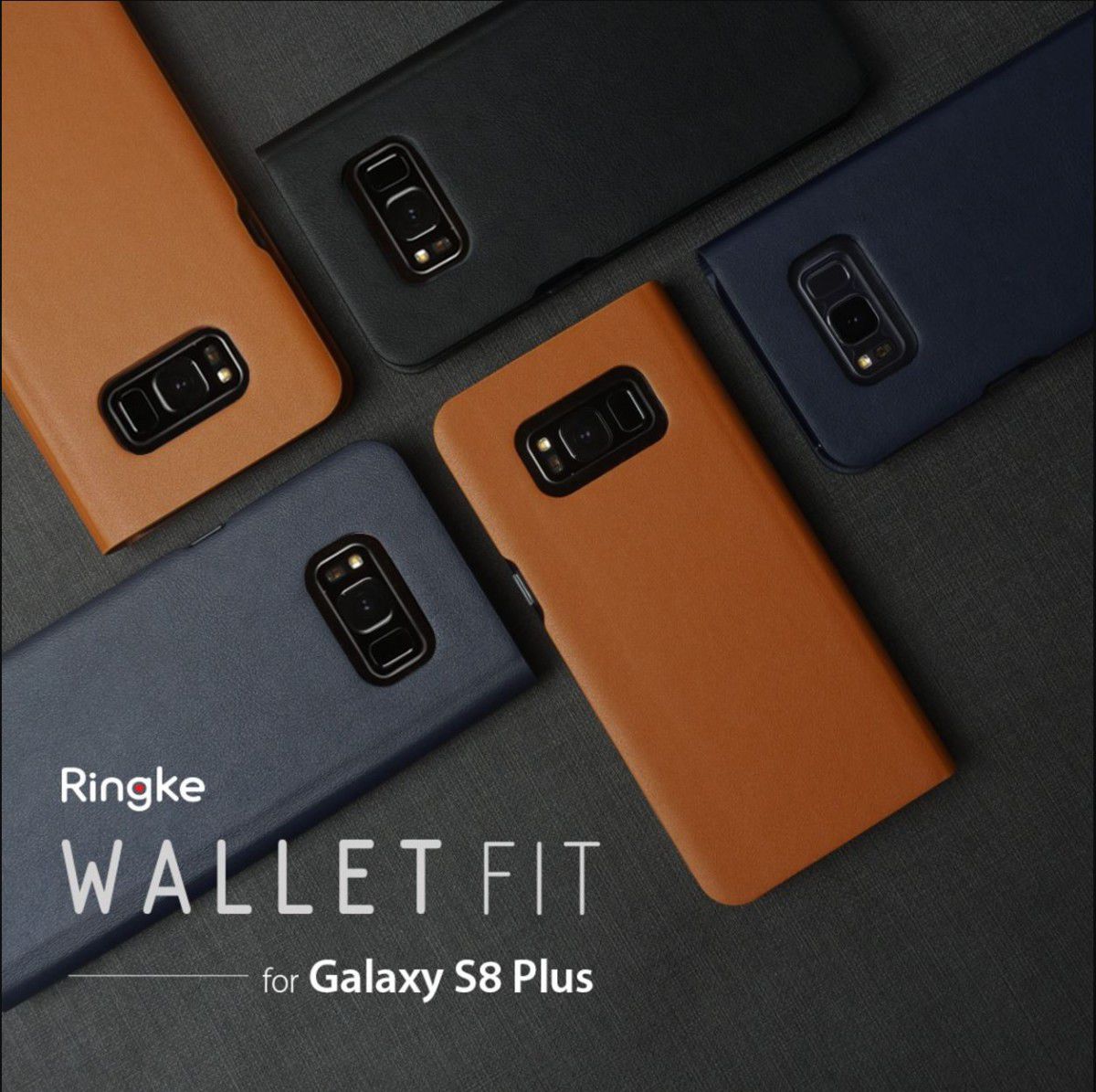Ringke Wallet Fit Samsung Galaxy S8 Blauw afbeelding 5