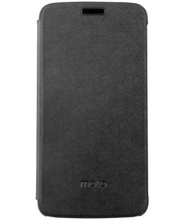 Originele Motorola Moto E4 Plus Flip Cover Zwart Hoesjes