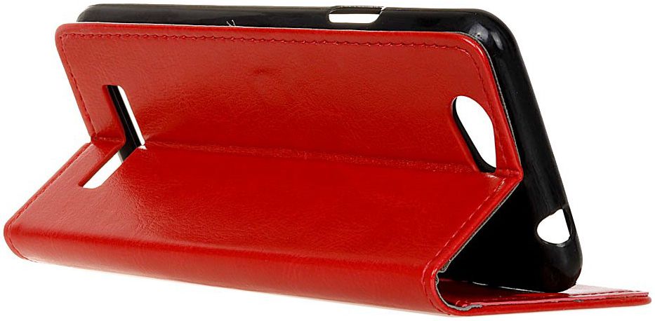 WileyFox Spark Plus Portemonnee Hoesje Rood afbeelding 3