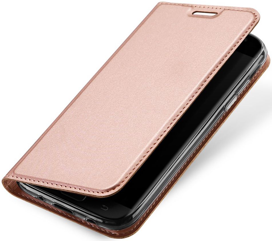 Dux Ducis Premium Book Case Samsung Galaxy J3 (2017) Hoesje Roze afbeelding 1