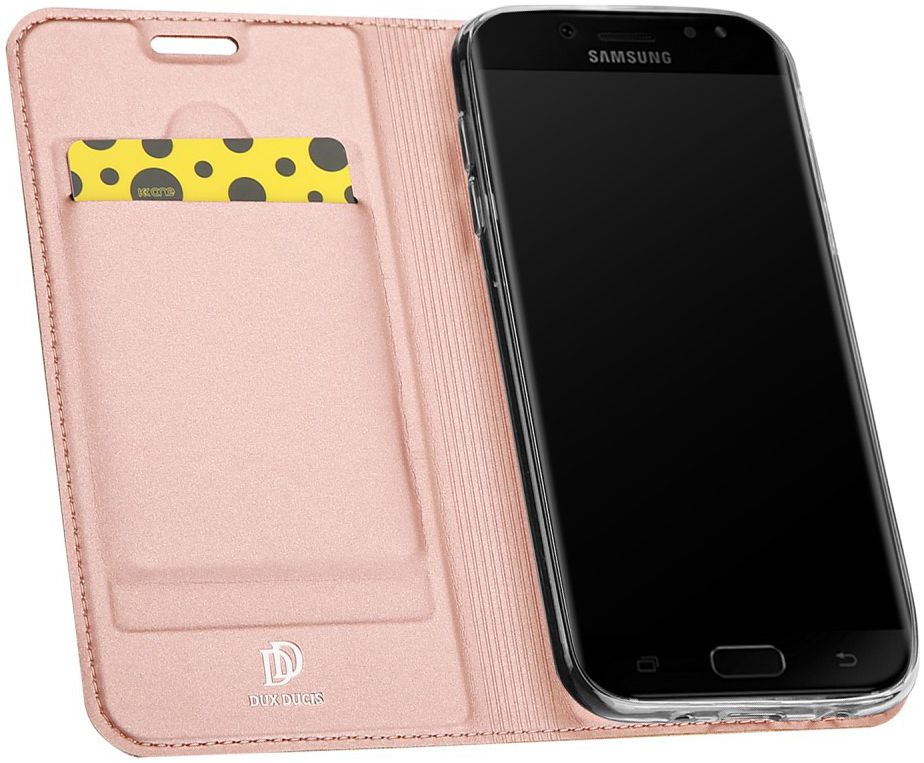 Dux Ducis Premium Book Case Samsung Galaxy J3 (2017) Hoesje Roze afbeelding 2