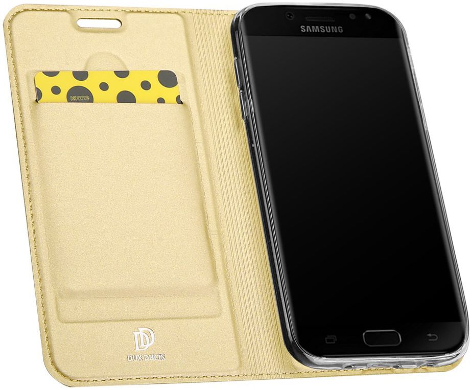 Dux Ducis Premium Book Case Samsung Galaxy J3 (2017) Hoesje Goud afbeelding 2