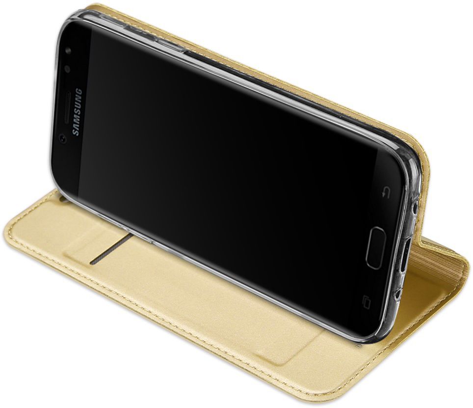 Dux Ducis Premium Book Case Samsung Galaxy J3 (2017) Hoesje Goud afbeelding 4