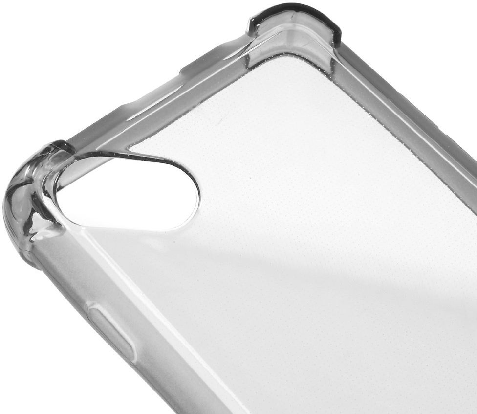 Wiko Sunny Transparant Hoesje Grijs afbeelding 3