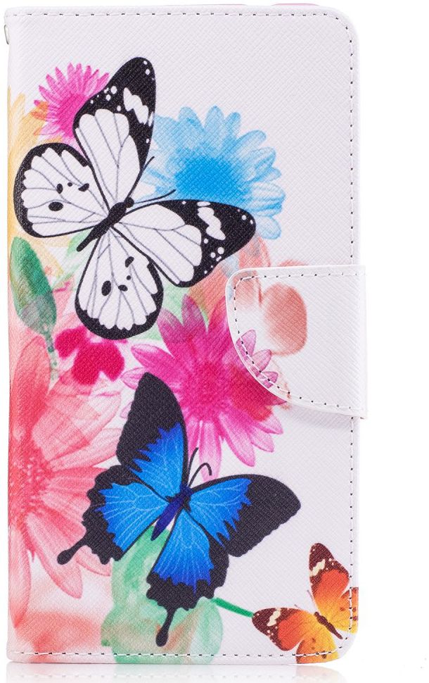 Nokia 5 Portemonnee Flip Hoesje Print  Butterflies afbeelding 1