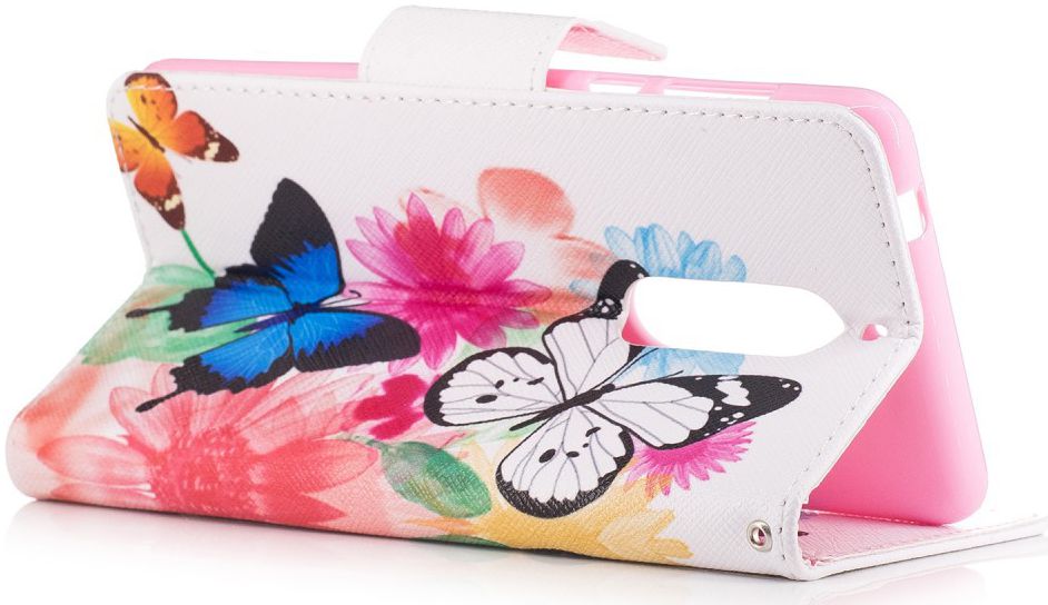 Nokia 5 Portemonnee Flip Hoesje Print  Butterflies afbeelding 2