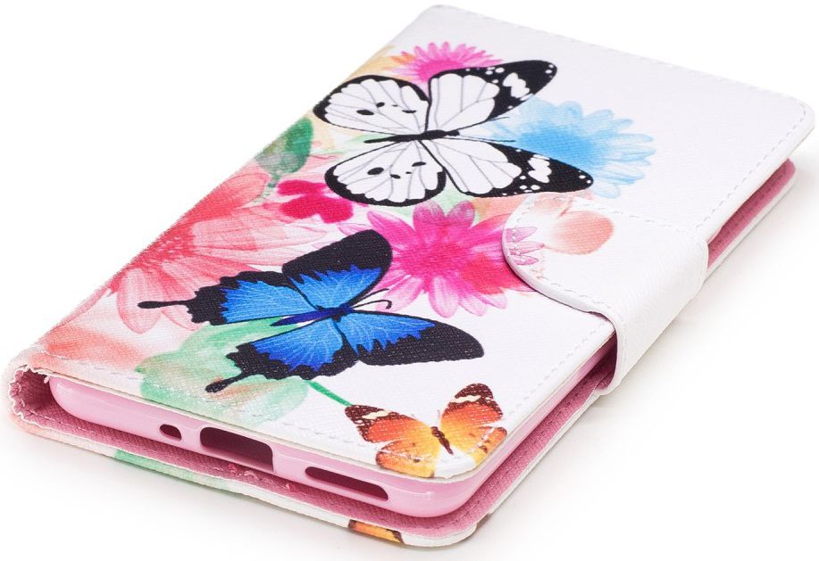 Nokia 5 Portemonnee Flip Hoesje Print  Butterflies afbeelding 6