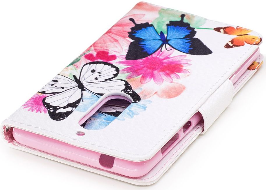 Nokia 5 Portemonnee Flip Hoesje Print  Butterflies afbeelding 7