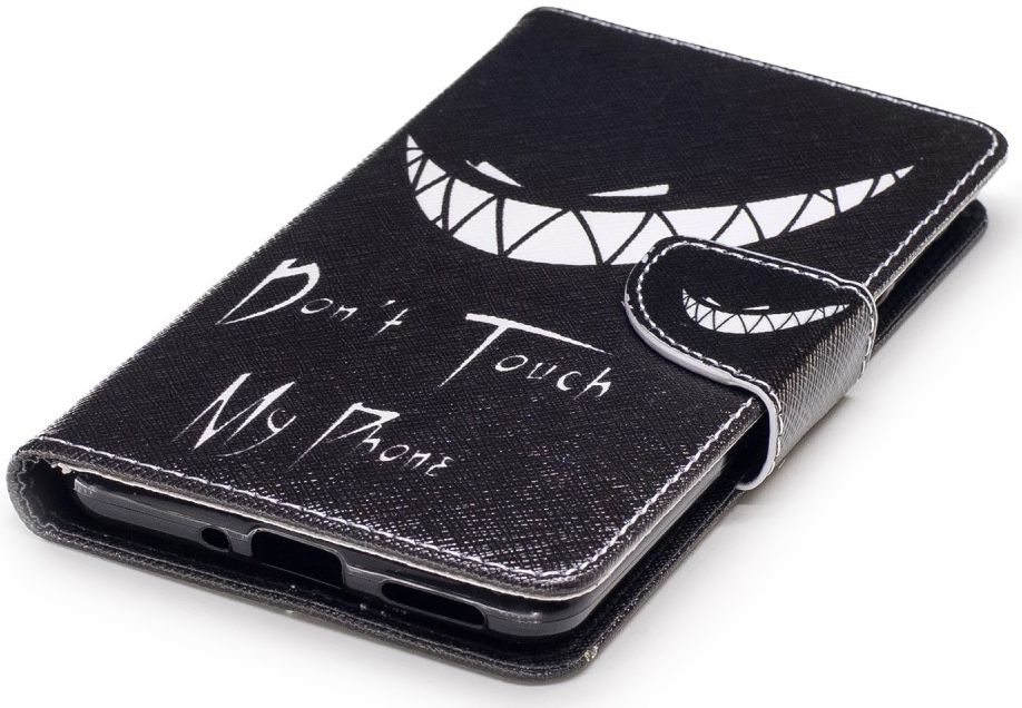 Nokia 5 Portemonnee Flip Hoesje Print Don't Touch My Phone afbeelding 6